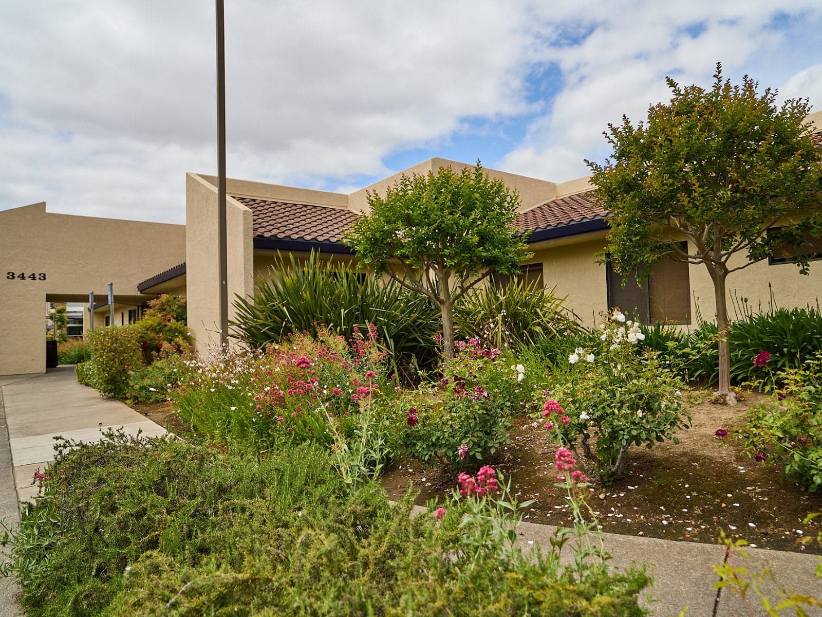 The front door of the Northbay Health Primary care office in Napa, CA